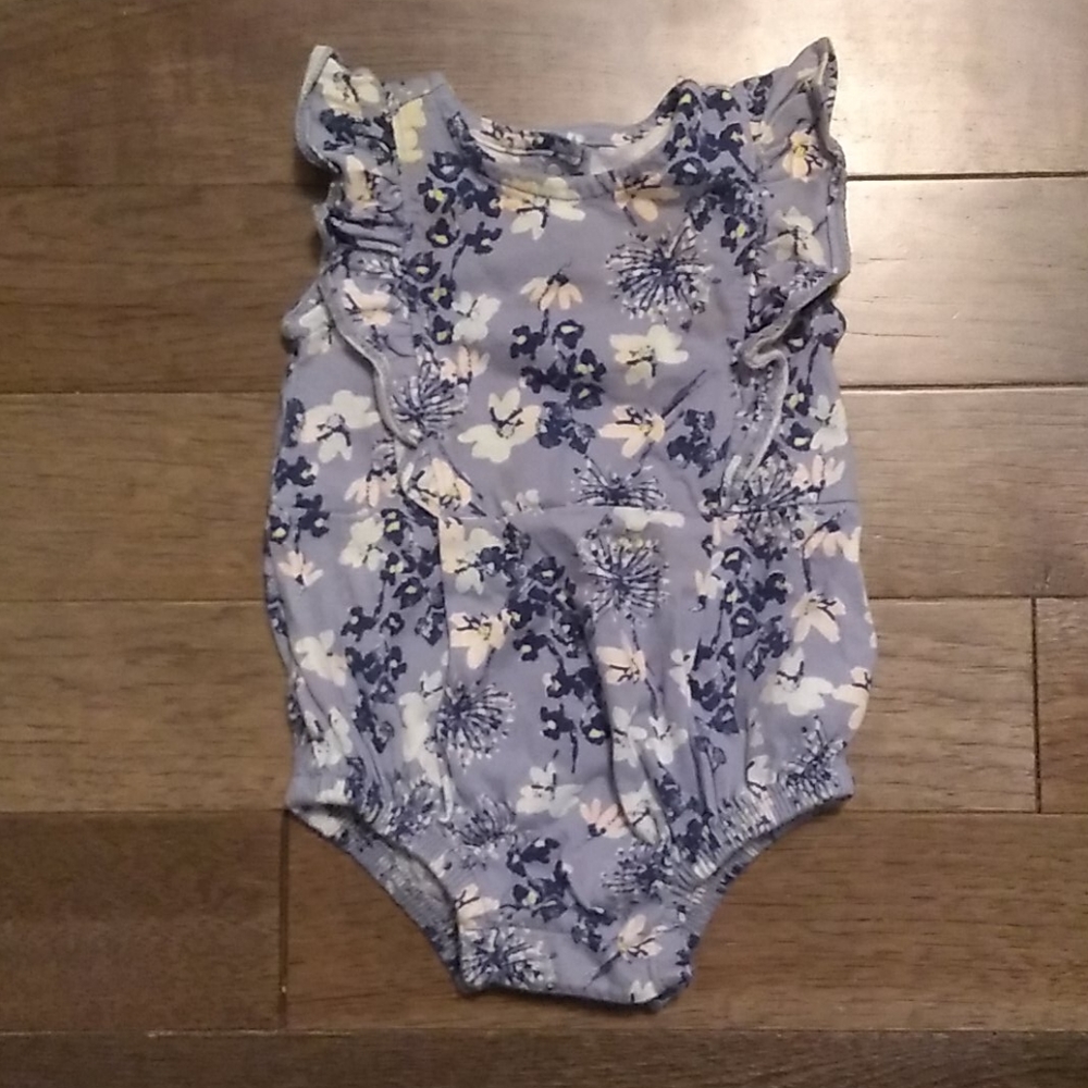 Old Navy floral patterned onesie